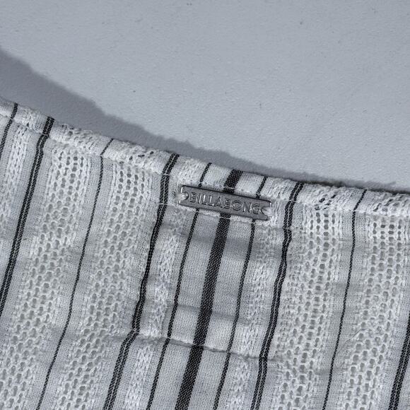 Billabong Striped Lace Up Tunic Cover Up Women’s Small Beach Boho Top - Picture 5 of 8